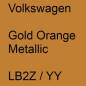 Preview: Volkswagen, Gold Orange Metallic, LB2Z / YY.